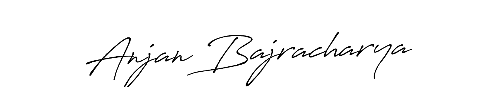 You should practise on your own different ways (Antro_Vectra_Bolder) to write your name (Anjan Bajracharya) in signature. don't let someone else do it for you. Anjan Bajracharya signature style 7 images and pictures png