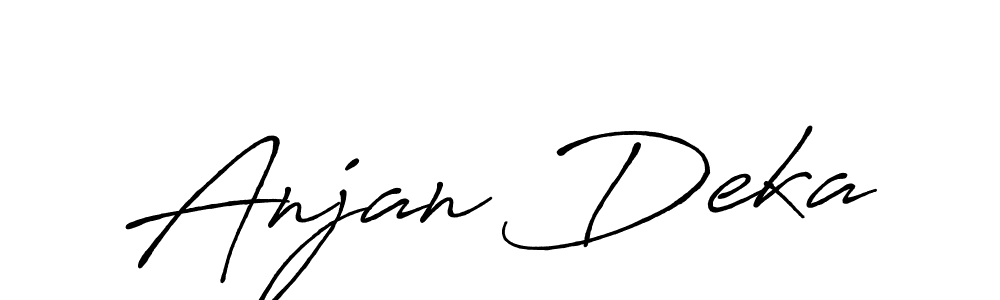 Once you've used our free online signature maker to create your best signature Antro_Vectra_Bolder style, it's time to enjoy all of the benefits that Anjan Deka name signing documents. Anjan Deka signature style 7 images and pictures png