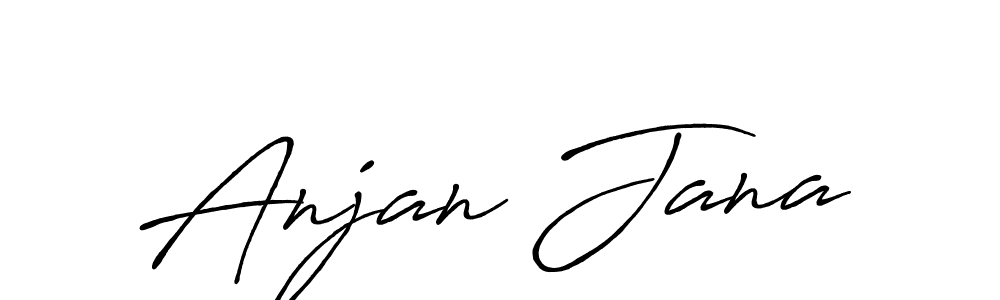 Use a signature maker to create a handwritten signature online. With this signature software, you can design (Antro_Vectra_Bolder) your own signature for name Anjan Jana. Anjan Jana signature style 7 images and pictures png