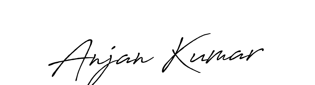 Anjan Kumar stylish signature style. Best Handwritten Sign (Antro_Vectra_Bolder) for my name. Handwritten Signature Collection Ideas for my name Anjan Kumar. Anjan Kumar signature style 7 images and pictures png