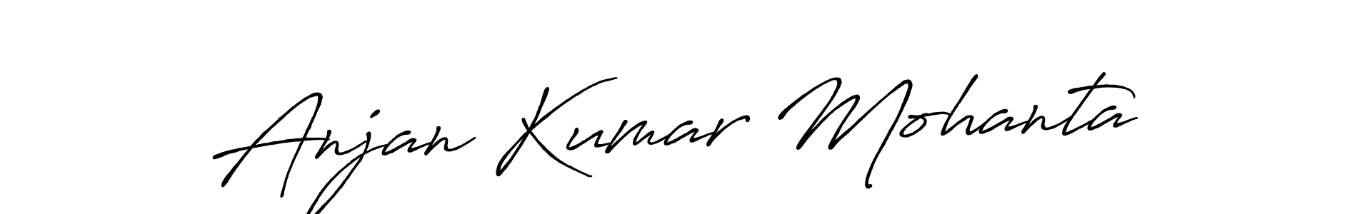 Create a beautiful signature design for name Anjan Kumar Mohanta. With this signature (Antro_Vectra_Bolder) fonts, you can make a handwritten signature for free. Anjan Kumar Mohanta signature style 7 images and pictures png