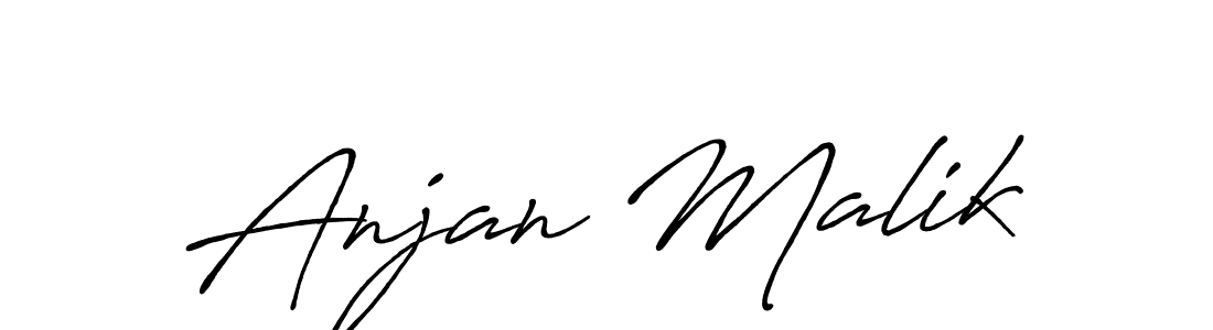 Similarly Antro_Vectra_Bolder is the best handwritten signature design. Signature creator online .You can use it as an online autograph creator for name Anjan Malik. Anjan Malik signature style 7 images and pictures png