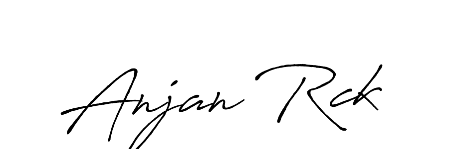 Create a beautiful signature design for name Anjan Rck. With this signature (Antro_Vectra_Bolder) fonts, you can make a handwritten signature for free. Anjan Rck signature style 7 images and pictures png