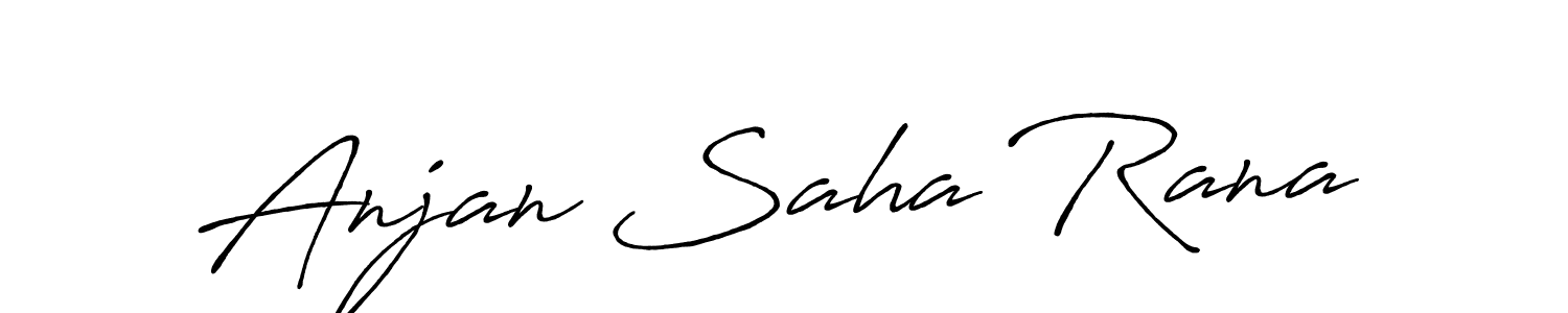 Use a signature maker to create a handwritten signature online. With this signature software, you can design (Antro_Vectra_Bolder) your own signature for name Anjan Saha Rana. Anjan Saha Rana signature style 7 images and pictures png