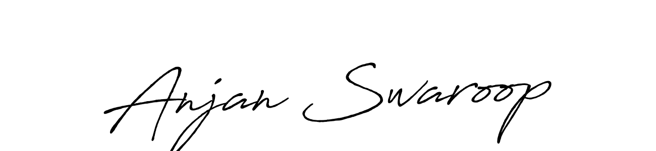 The best way (Antro_Vectra_Bolder) to make a short signature is to pick only two or three words in your name. The name Anjan Swaroop include a total of six letters. For converting this name. Anjan Swaroop signature style 7 images and pictures png