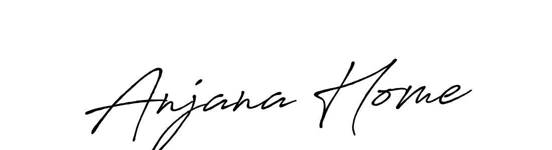 Create a beautiful signature design for name Anjana Home. With this signature (Antro_Vectra_Bolder) fonts, you can make a handwritten signature for free. Anjana Home signature style 7 images and pictures png