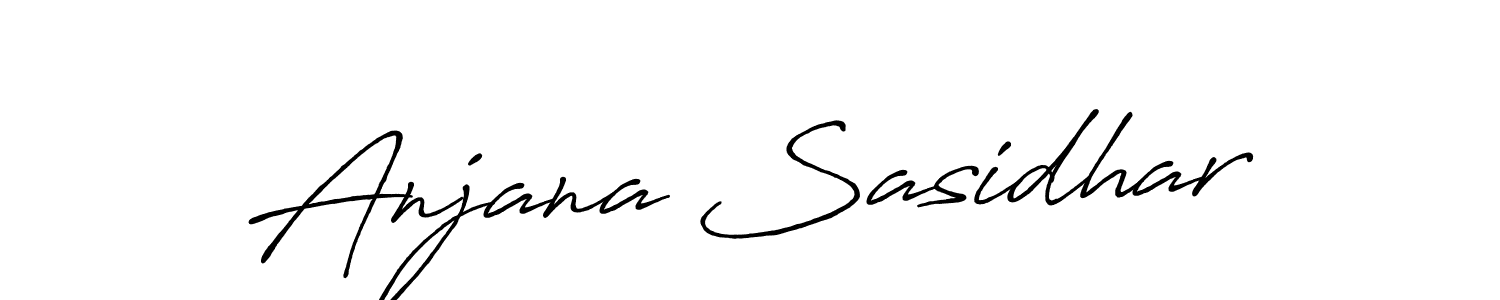 Also we have Anjana Sasidhar name is the best signature style. Create professional handwritten signature collection using Antro_Vectra_Bolder autograph style. Anjana Sasidhar signature style 7 images and pictures png
