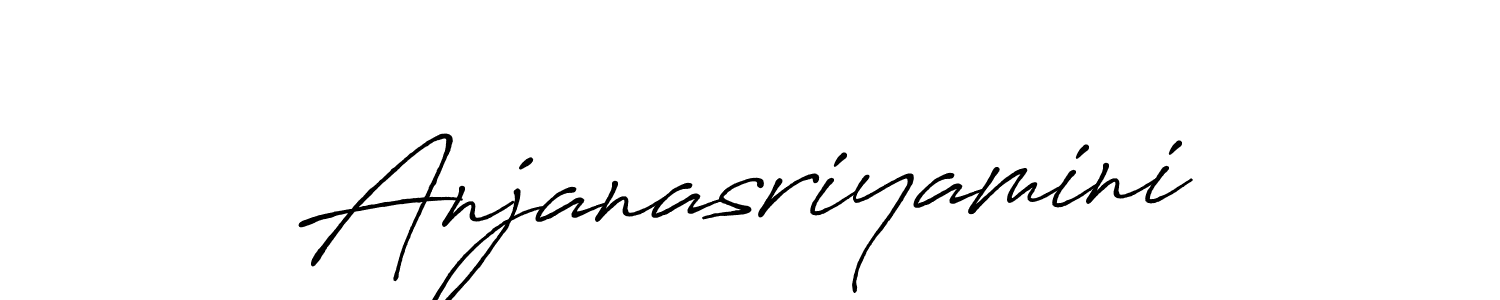 Make a beautiful signature design for name Anjanasriyamini. Use this online signature maker to create a handwritten signature for free. Anjanasriyamini signature style 7 images and pictures png