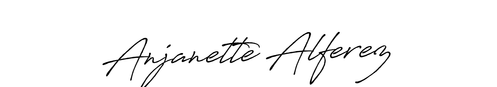 Once you've used our free online signature maker to create your best signature Antro_Vectra_Bolder style, it's time to enjoy all of the benefits that Anjanette Alferez name signing documents. Anjanette Alferez signature style 7 images and pictures png
