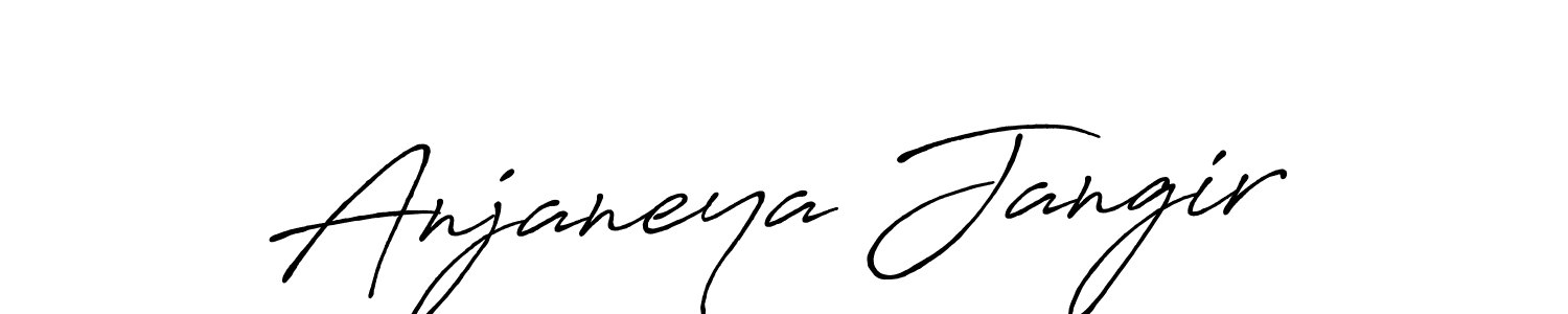 The best way (Antro_Vectra_Bolder) to make a short signature is to pick only two or three words in your name. The name Anjaneya Jangir include a total of six letters. For converting this name. Anjaneya Jangir signature style 7 images and pictures png