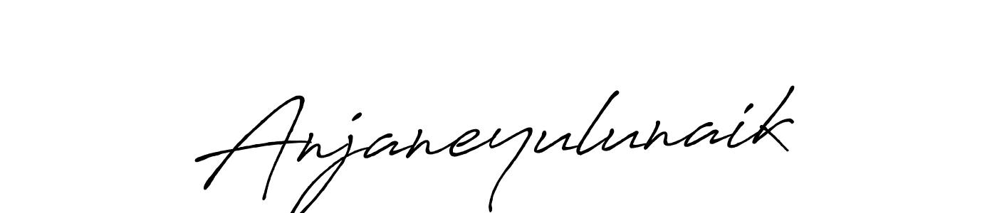 Anjaneyulunaik stylish signature style. Best Handwritten Sign (Antro_Vectra_Bolder) for my name. Handwritten Signature Collection Ideas for my name Anjaneyulunaik. Anjaneyulunaik signature style 7 images and pictures png