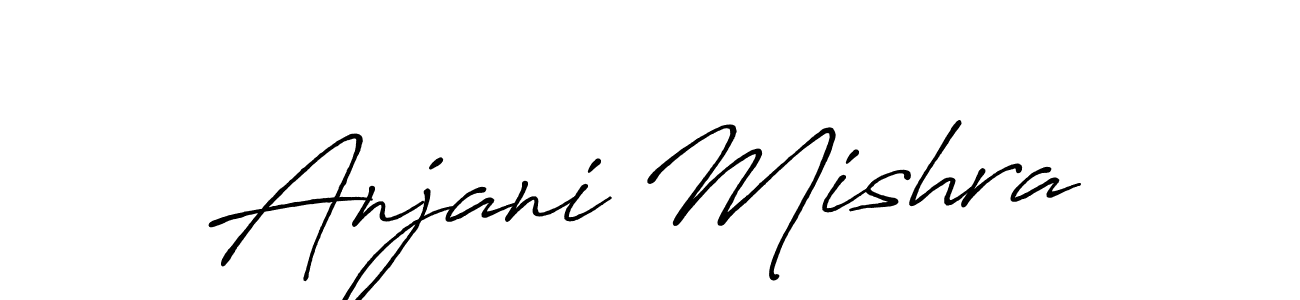 Make a short Anjani Mishra signature style. Manage your documents anywhere anytime using Antro_Vectra_Bolder. Create and add eSignatures, submit forms, share and send files easily. Anjani Mishra signature style 7 images and pictures png