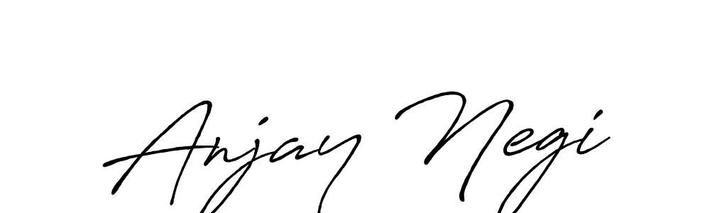 Also You can easily find your signature by using the search form. We will create Anjay Negi name handwritten signature images for you free of cost using Antro_Vectra_Bolder sign style. Anjay Negi signature style 7 images and pictures png