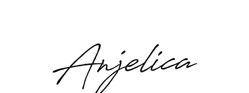 How to make Anjelica name signature. Use Antro_Vectra_Bolder style for creating short signs online. This is the latest handwritten sign. Anjelica signature style 7 images and pictures png