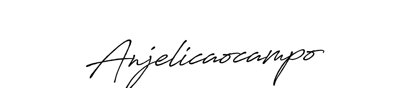 Anjelicaocampo stylish signature style. Best Handwritten Sign (Antro_Vectra_Bolder) for my name. Handwritten Signature Collection Ideas for my name Anjelicaocampo. Anjelicaocampo signature style 7 images and pictures png