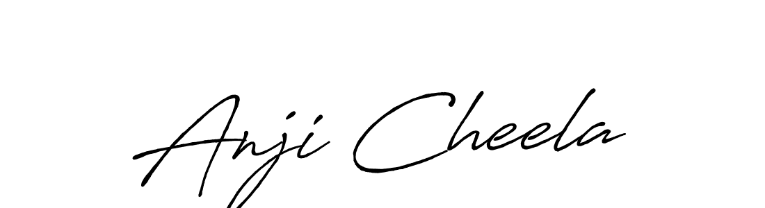 You can use this online signature creator to create a handwritten signature for the name Anji Cheela. This is the best online autograph maker. Anji Cheela signature style 7 images and pictures png