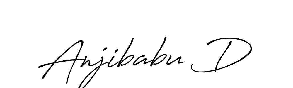 Make a short Anjibabu D signature style. Manage your documents anywhere anytime using Antro_Vectra_Bolder. Create and add eSignatures, submit forms, share and send files easily. Anjibabu D signature style 7 images and pictures png