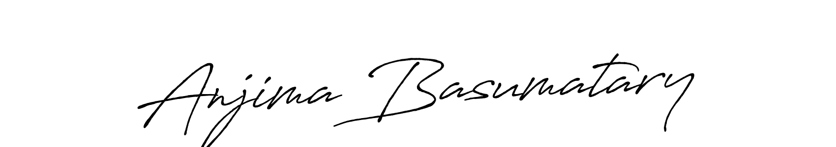 How to make Anjima Basumatary signature? Antro_Vectra_Bolder is a professional autograph style. Create handwritten signature for Anjima Basumatary name. Anjima Basumatary signature style 7 images and pictures png