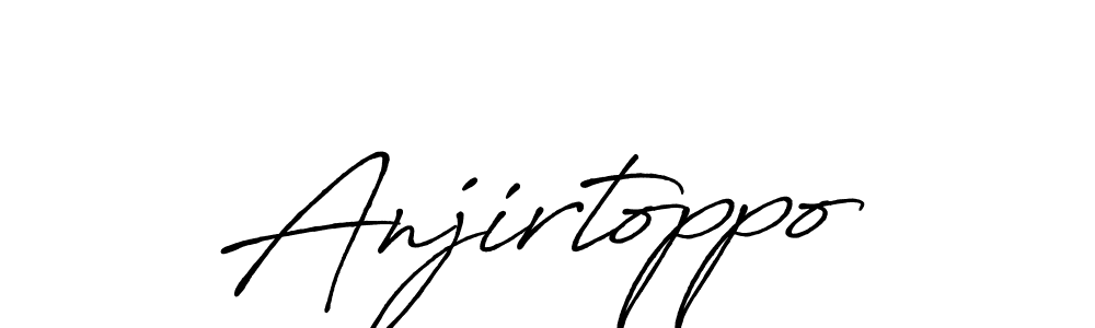 Once you've used our free online signature maker to create your best signature Antro_Vectra_Bolder style, it's time to enjoy all of the benefits that Anjirtoppo name signing documents. Anjirtoppo signature style 7 images and pictures png