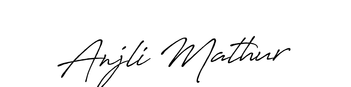 Check out images of Autograph of Anjli Mathur name. Actor Anjli Mathur Signature Style. Antro_Vectra_Bolder is a professional sign style online. Anjli Mathur signature style 7 images and pictures png