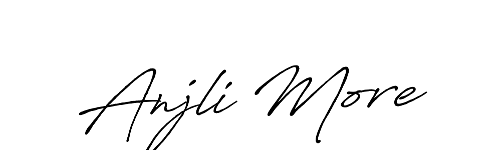 Here are the top 10 professional signature styles for the name Anjli More. These are the best autograph styles you can use for your name. Anjli More signature style 7 images and pictures png