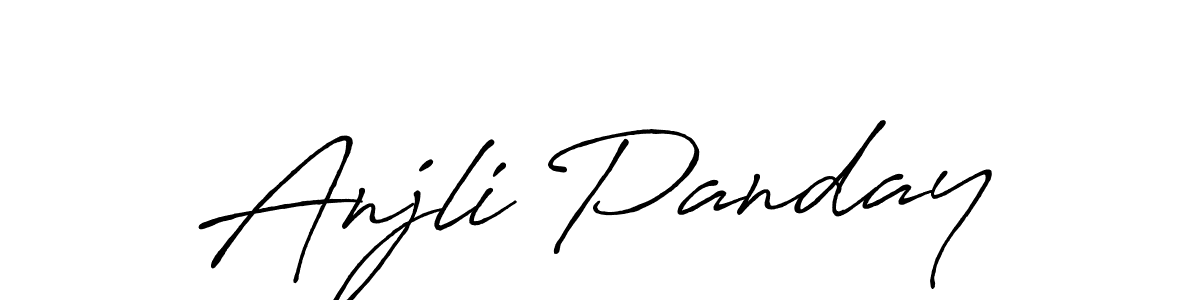 Make a beautiful signature design for name Anjli Panday. Use this online signature maker to create a handwritten signature for free. Anjli Panday signature style 7 images and pictures png