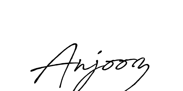 How to make Anjooz signature? Antro_Vectra_Bolder is a professional autograph style. Create handwritten signature for Anjooz name. Anjooz signature style 7 images and pictures png