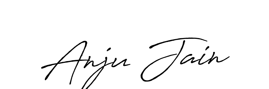 Make a beautiful signature design for name Anju Jain. Use this online signature maker to create a handwritten signature for free. Anju Jain signature style 7 images and pictures png