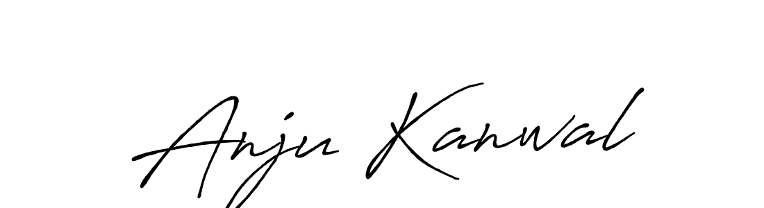 Here are the top 10 professional signature styles for the name Anju Kanwal. These are the best autograph styles you can use for your name. Anju Kanwal signature style 7 images and pictures png