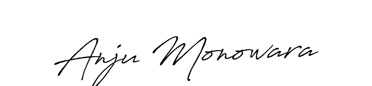 Once you've used our free online signature maker to create your best signature Antro_Vectra_Bolder style, it's time to enjoy all of the benefits that Anju Monowara name signing documents. Anju Monowara signature style 7 images and pictures png