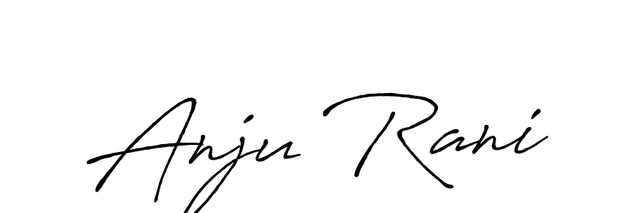 It looks lik you need a new signature style for name Anju Rani. Design unique handwritten (Antro_Vectra_Bolder) signature with our free signature maker in just a few clicks. Anju Rani signature style 7 images and pictures png