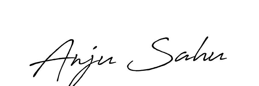 Design your own signature with our free online signature maker. With this signature software, you can create a handwritten (Antro_Vectra_Bolder) signature for name Anju Sahu. Anju Sahu signature style 7 images and pictures png