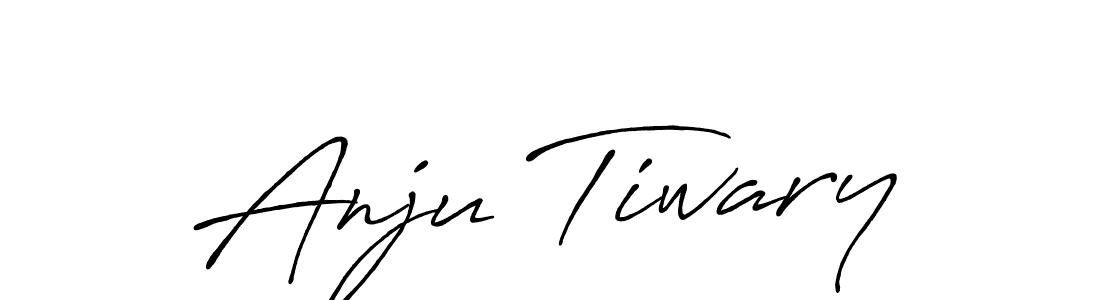 Also we have Anju Tiwary name is the best signature style. Create professional handwritten signature collection using Antro_Vectra_Bolder autograph style. Anju Tiwary signature style 7 images and pictures png