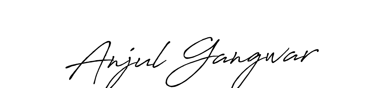 Best and Professional Signature Style for Anjul Gangwar. Antro_Vectra_Bolder Best Signature Style Collection. Anjul Gangwar signature style 7 images and pictures png