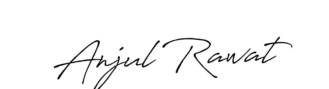 You should practise on your own different ways (Antro_Vectra_Bolder) to write your name (Anjul Rawat) in signature. don't let someone else do it for you. Anjul Rawat signature style 7 images and pictures png