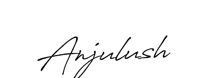 Similarly Antro_Vectra_Bolder is the best handwritten signature design. Signature creator online .You can use it as an online autograph creator for name Anjulush. Anjulush signature style 7 images and pictures png