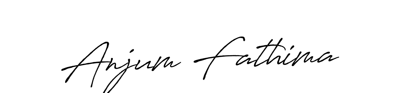 Use a signature maker to create a handwritten signature online. With this signature software, you can design (Antro_Vectra_Bolder) your own signature for name Anjum Fathima. Anjum Fathima signature style 7 images and pictures png