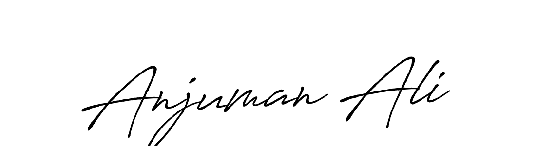 Anjuman Ali stylish signature style. Best Handwritten Sign (Antro_Vectra_Bolder) for my name. Handwritten Signature Collection Ideas for my name Anjuman Ali. Anjuman Ali signature style 7 images and pictures png