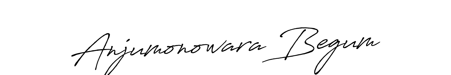 Make a beautiful signature design for name Anjumonowara Begum. Use this online signature maker to create a handwritten signature for free. Anjumonowara Begum signature style 7 images and pictures png