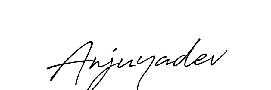 Make a beautiful signature design for name Anjuyadev. Use this online signature maker to create a handwritten signature for free. Anjuyadev signature style 7 images and pictures png