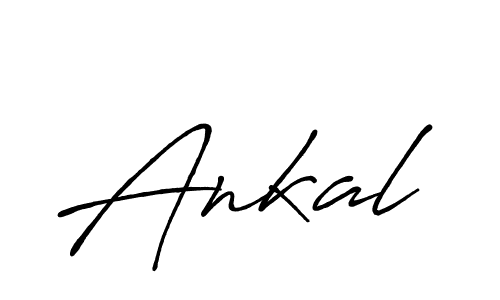 Use a signature maker to create a handwritten signature online. With this signature software, you can design (Antro_Vectra_Bolder) your own signature for name Ankal. Ankal signature style 7 images and pictures png