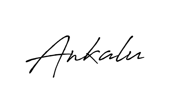 Create a beautiful signature design for name Ankalu. With this signature (Antro_Vectra_Bolder) fonts, you can make a handwritten signature for free. Ankalu signature style 7 images and pictures png