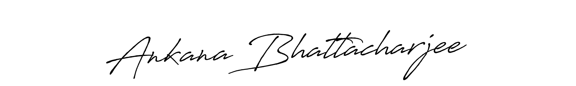 You should practise on your own different ways (Antro_Vectra_Bolder) to write your name (Ankana Bhattacharjee) in signature. don't let someone else do it for you. Ankana Bhattacharjee signature style 7 images and pictures png