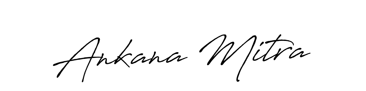 Antro_Vectra_Bolder is a professional signature style that is perfect for those who want to add a touch of class to their signature. It is also a great choice for those who want to make their signature more unique. Get Ankana Mitra name to fancy signature for free. Ankana Mitra signature style 7 images and pictures png