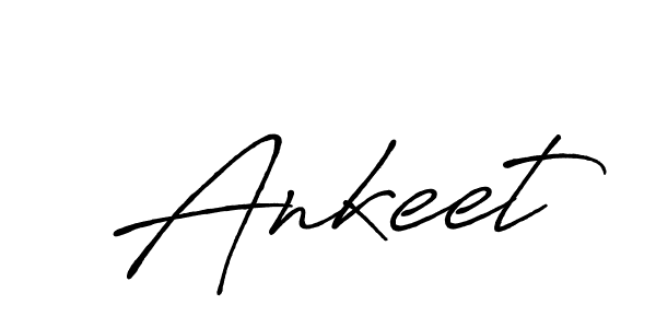 Use a signature maker to create a handwritten signature online. With this signature software, you can design (Antro_Vectra_Bolder) your own signature for name Ankeet. Ankeet signature style 7 images and pictures png