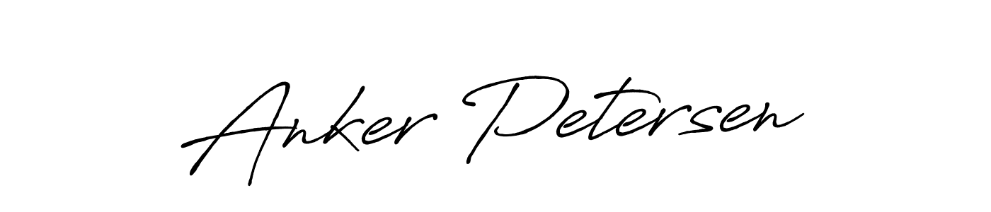 Also we have Anker Petersen name is the best signature style. Create professional handwritten signature collection using Antro_Vectra_Bolder autograph style. Anker Petersen signature style 7 images and pictures png