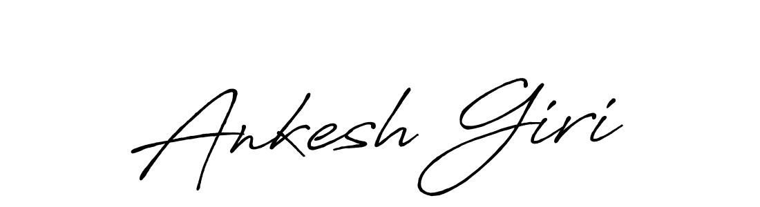 How to make Ankesh Giri signature? Antro_Vectra_Bolder is a professional autograph style. Create handwritten signature for Ankesh Giri name. Ankesh Giri signature style 7 images and pictures png