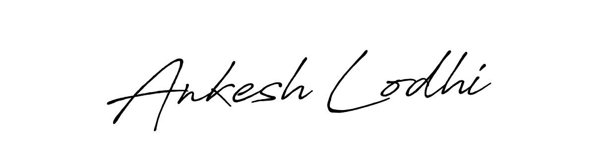 Use a signature maker to create a handwritten signature online. With this signature software, you can design (Antro_Vectra_Bolder) your own signature for name Ankesh Lodhi. Ankesh Lodhi signature style 7 images and pictures png