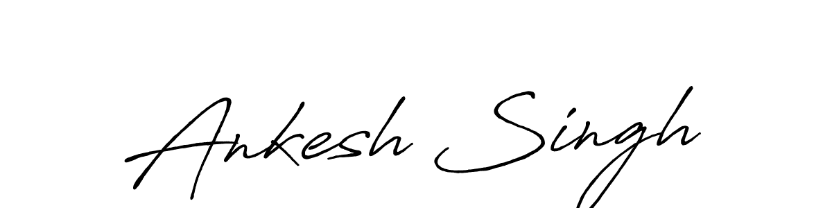 Use a signature maker to create a handwritten signature online. With this signature software, you can design (Antro_Vectra_Bolder) your own signature for name Ankesh Singh. Ankesh Singh signature style 7 images and pictures png