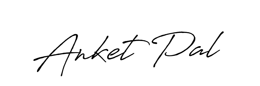 Create a beautiful signature design for name Anket Pal. With this signature (Antro_Vectra_Bolder) fonts, you can make a handwritten signature for free. Anket Pal signature style 7 images and pictures png